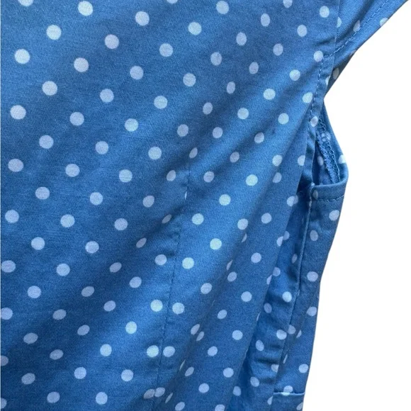 Blue Polka Dot Rockabilly Fit & Flare Dress size XS - Picture 11 of 11